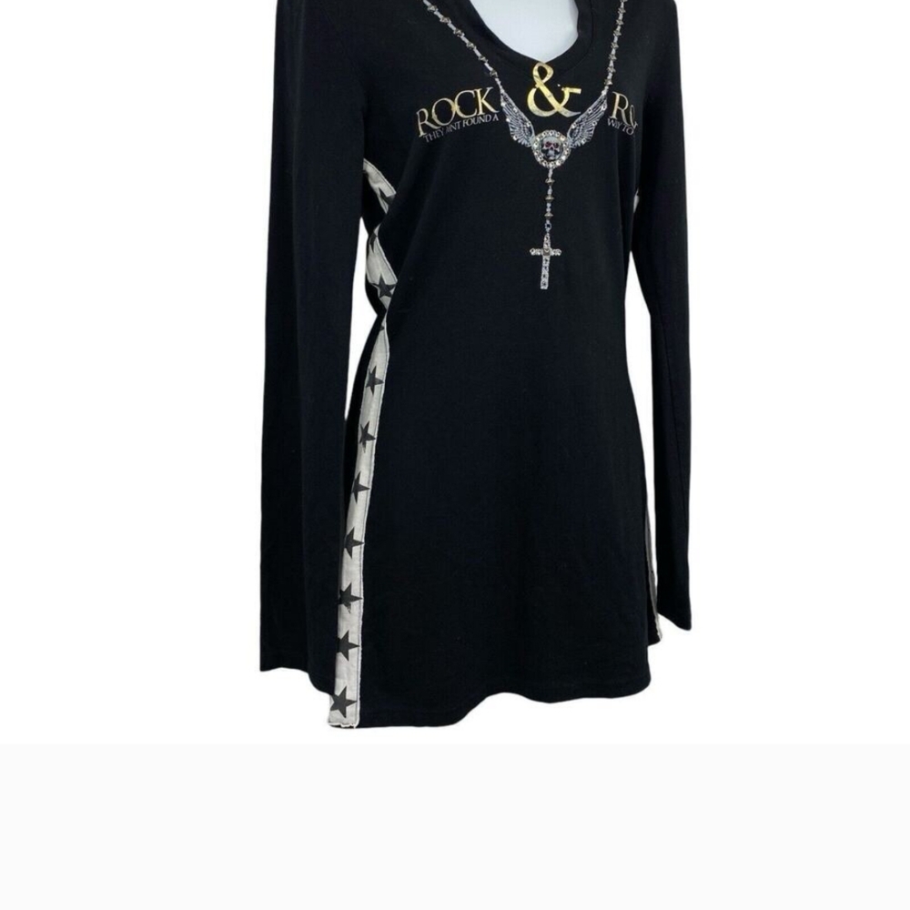 THE SAINTS SIMPHONY "ROCK AND ROLL"  Long Sleeved Hooded Tunic/Dress New. XL